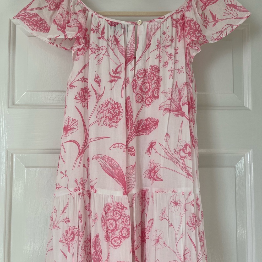 Olivia James the Label Milly Dress in Toile Pink, S - Picture 7 of 8